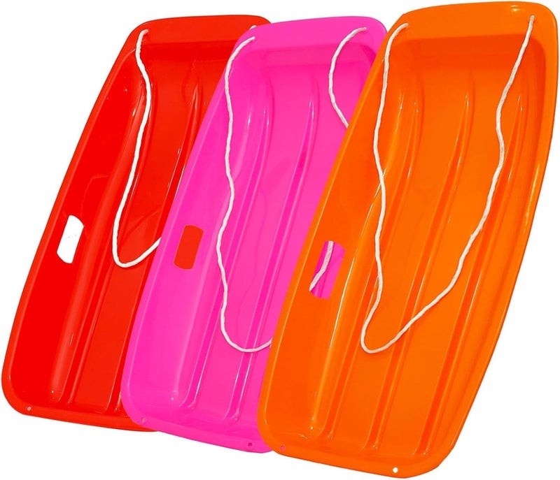 LIBERATECH 2-Person Sled for| 35" All-Season Toboggan | Reinforced Structure | High Weight Capacity | for Snow, Beach & Park - Image 1